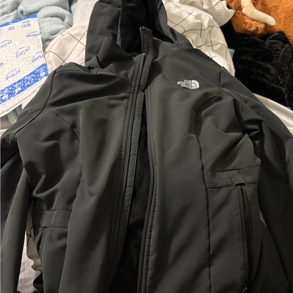 The North Face Charcoal Hooded Jacket